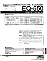 Yamaha EQ-550 - Service Manual 